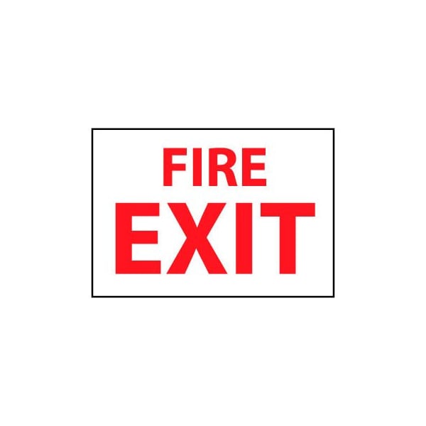 Fire Safety Sign - Fire Exit - Vinyl